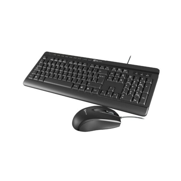 TECLADO + MOUSE KLIP XTREME ALAMBRICO ERGONOMICO USB