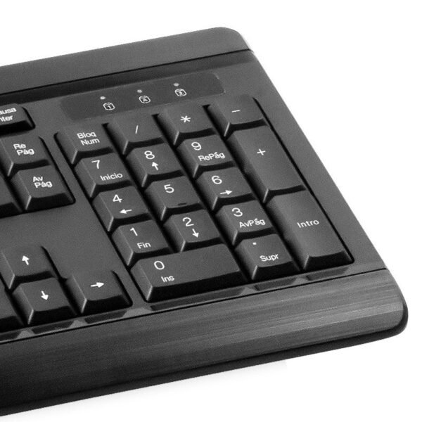 TECLADO + MOUSE KLIP XTREME ALAMBRICO ERGONOMICO USB - Image 3